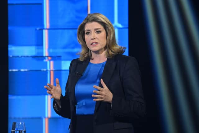 Penny Mordaunt taking part in Britain's Next Prime Minister: The ITV Debate, a head-to-head debate between Conservative party leadership candidates. Picture date: Sunday July 17, 2022.