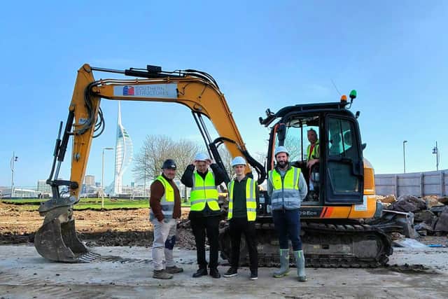 Work begins at the former Gosport Bus Station site