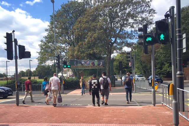 The Portsmouth Climate Action Board believes a culture shift is needed to make real change to tackle the climate emergency, including choosing walking over driving.

Picturerd: The junction of Anglesea Road and Park Road.