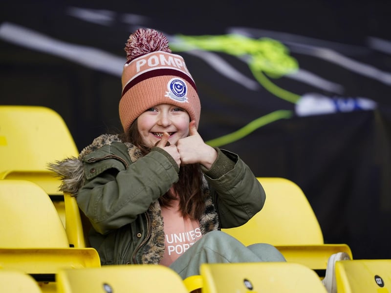 Around 1,800 Pompey fans were in raucous voice in the 1-0 victory at Port Vale.