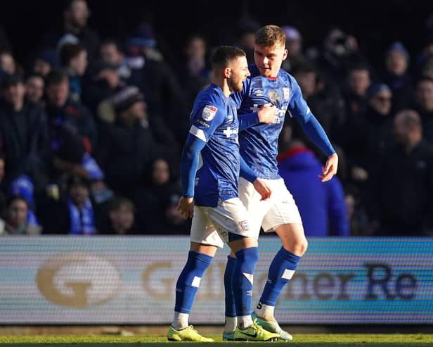 Conor Chaplin bagged two goals against Peterborough today. Photo credit should read: John Walton/PA Wire.