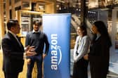 Alan Mak MP talks to apprentices at Amazon's UK headquarters
