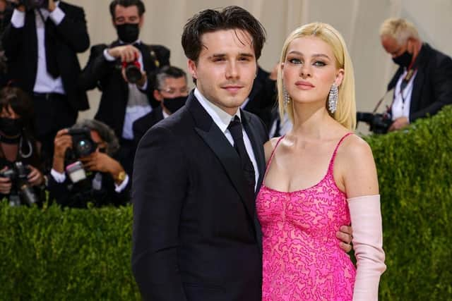 Brooklyn Beckham and Nicola Peltz at the 2021 Met Gala.