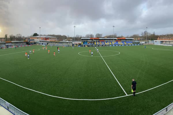 Hawks have had to postpone three National League South games due to a positive Covid-19 test result among their non-playing staff. Pic: Kieron Louloudis.