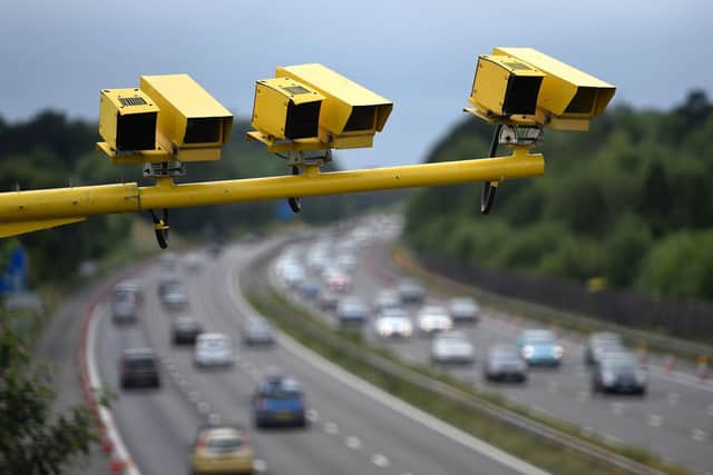 Average speed cameras have been installed on the M27