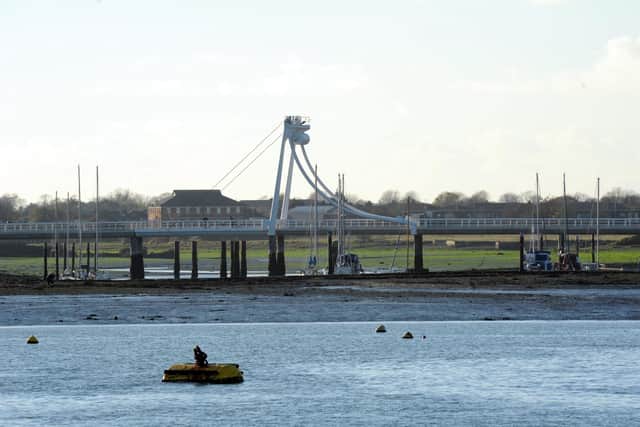 Forton Lake Bridge in Gosport. Picture: Paul Jacobs