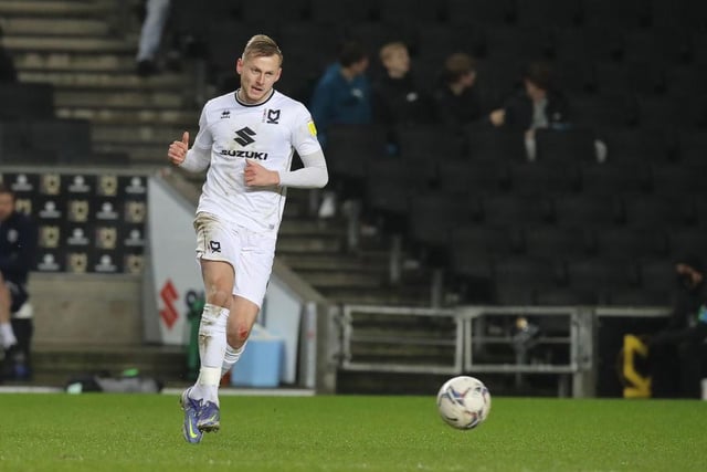 Age: 22 - Position: Central Defender - Current club: MK Dons, Football Manager valuation: £1million - £3.1million - Average rating in simulated season: 6.88