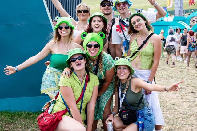 A group of friends at the event.