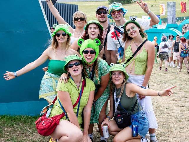 A group of friends at the event.