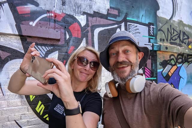 Clair Martin and Steve Baker, organisers of the Diverse City Trail