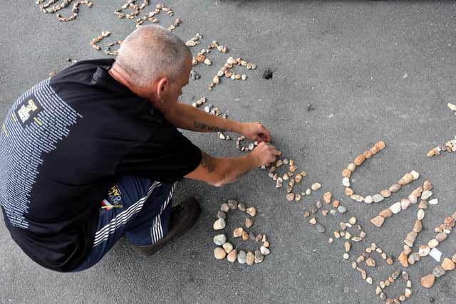 Pictured is John Shepard, 41.
Picture: Sam Stephenson