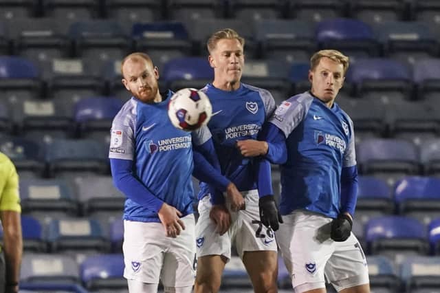 Pompey boss Danny Cowley is set to make changes to the side that beat Stevenage in the Papa John's Trophy and will likely drop two of the three pictured above!