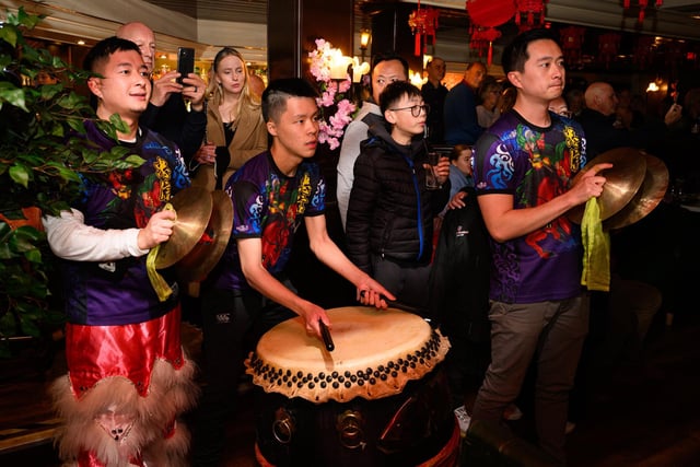 Compass Rose has celebrated the Chinese New Year with a dragon dance. 

Picture: Keith Woodland (100221-31)