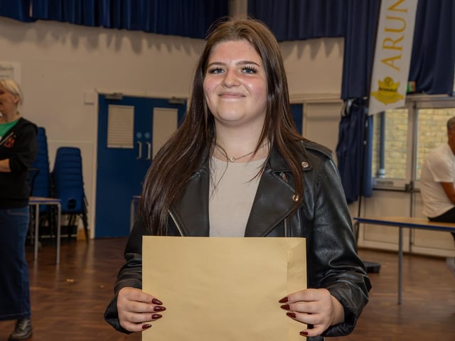 Students were welcomed to Crookhorn College to collect their GCSE results.Pictured - BlossomPhotos by Alex Shute