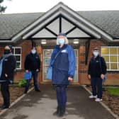 The Portsmouth NHS Covid-19 Vaccination Centre at Hamble House based at St James Hospital is set to open on Monday, February 1.

Pictured is: Street Pastors (l-r) Mary Ecclestone, Nigel Fisher, Jackie Hunt and Tessa Most.

Picture: Sarah Standing (310121-1841)