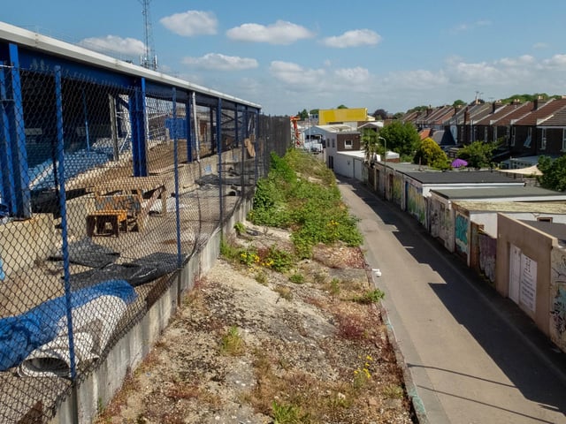 Work continues to progress in the Milton End, which will house up to 3,200 supporters when complete.