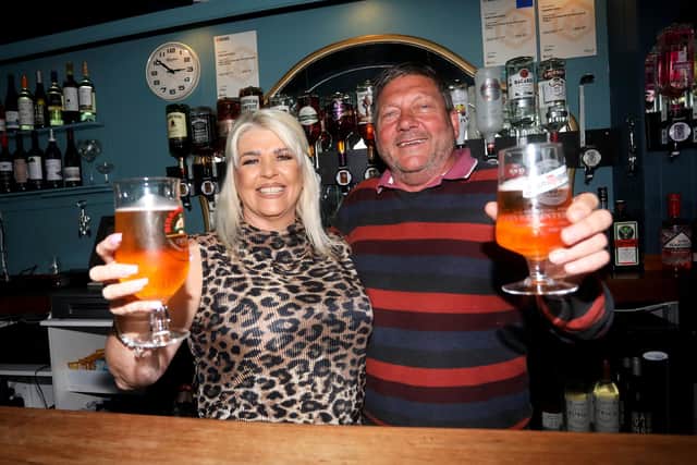 Garry Disdle and his wife Sue Disdle pictured in their former pub Sir Loin of Beef in Highland Road, Southsea. 

Picture: Sam Stephenson