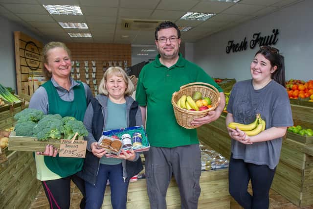 Staff Karen Hill, Clare Albury, Andy Price, and Olivia Maplesden-Harding at the new location in Waterlooville. Picture: Habibur Rahman