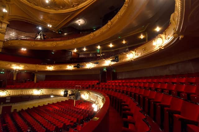 The Kings Theatre in Portsmouth has put in place a wide range of safety measures to try and ensure this year's pantomime can go ahead.

Photograph: Roger Arbon/Solent News & Photo Agency