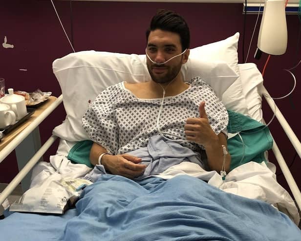 Danny Rose was hospitalised after breaking his leg in a drop-ball against Northampton in December 2017