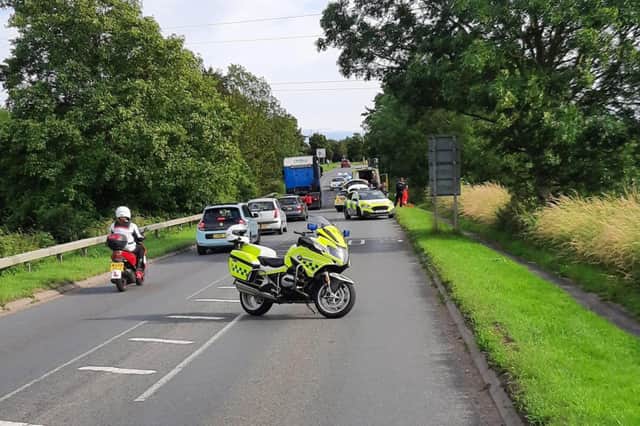 A cyclist in his 60s was seriously injured in a crash on the A32 at Knowle on July 9. Picture: @Hantspolroads