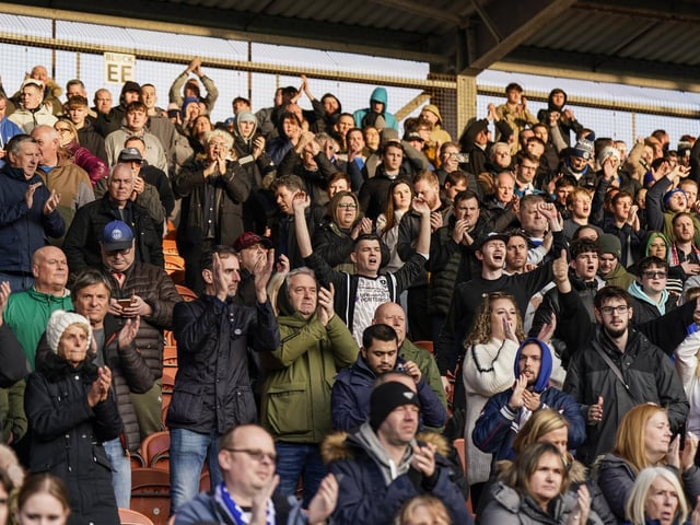 Pompey sold out their away allocation of tickets for Saturday's game at Blomfield Road