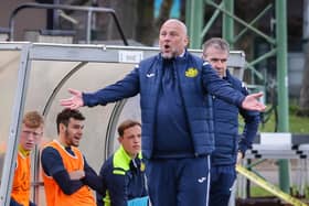 Moneyfields manager Glenn Turnbull suffered his 'worst' night as a boss at Bournemouth Poppies in the Hampshire Senior Cup. Picture: Paul Collins