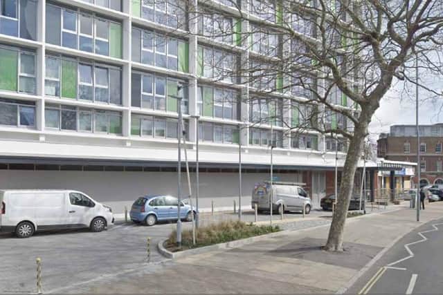The ground floor of Brunel House in The Hard, Portsmouth has been proposed for a new One Stop store. Photo: One Stop