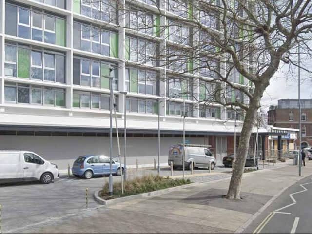 The ground floor of Brunel House in The Hard, Portsmouth has been proposed for a new One Stop store. Photo: One Stop