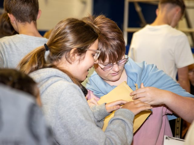 Pictured - Students opening their GCSE resultsPhotos by Alex Shute