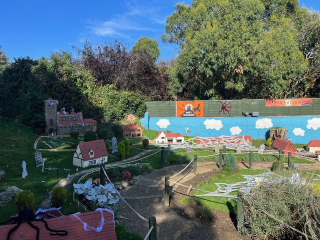 Southsea Model Village's "spooktacular" makeover.