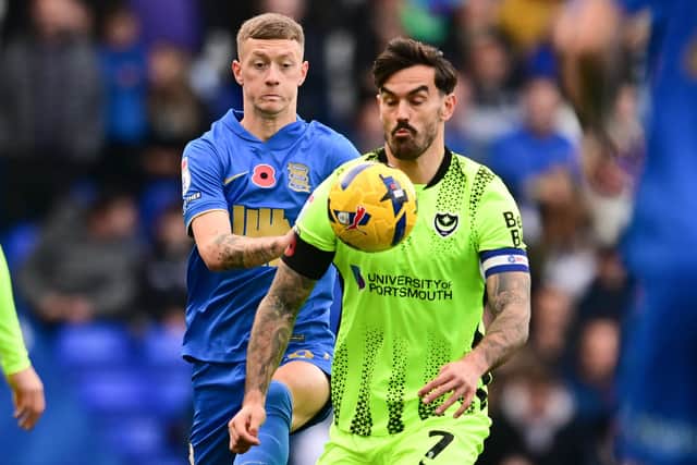 Pompey captain and midfielder Marlon Pack
