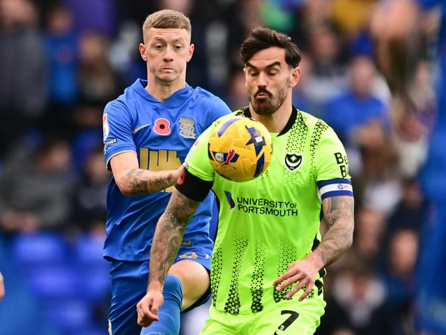 Marlon Pack under pressure from Birmingham forward Jay Stansfield. Picture: Dennis Goodwin/ProSportsImages