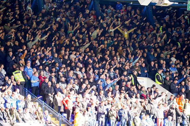 Danny Cowley praised the travelling Pompey fans for their support at Portman Road