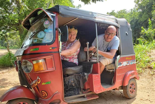 Nick Granger-Brown and Irene Blotsky met while volunteering for international aid charity Mercy Ships.