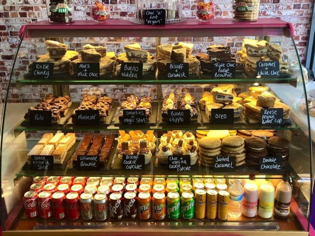 The Cookie Queen opened yesterday (May 14) on Cosham High Street, and queues of people lined up out the door to sample New York style stuffed cookies, and cookie pie slices. Gemma Daysh, the business owner, estimates hundreds of people visited the bakery. Picture: Gemma Daysh.