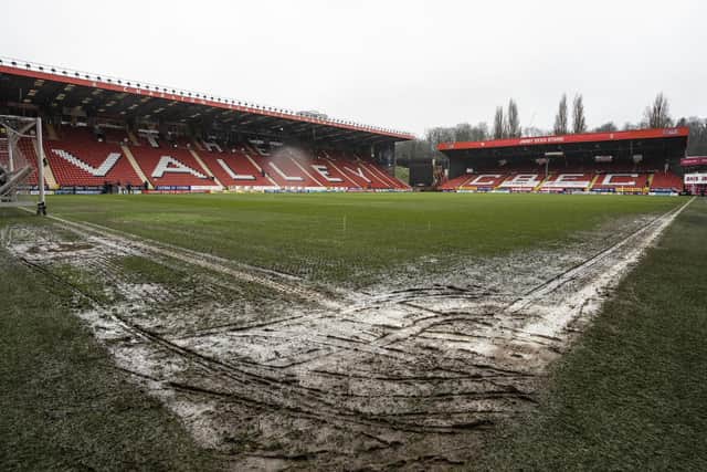 The pitch at The Valley