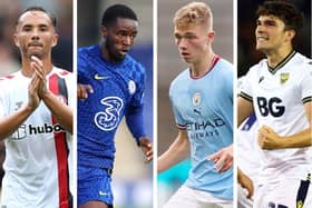 From L-R: Kane Wilson, Dion Rankine, Kian Breckin and Kyle Joseph have all been on the move to League One.