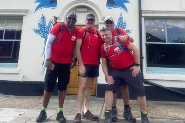 The group of Fareham veterans will hike 50 miles in aid of an armed forces charity.