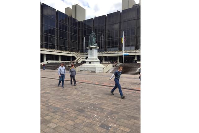 Guildhall Square pictured on June 1, ahead of the four-day weekend for the Queen's Platinum Jubilee.