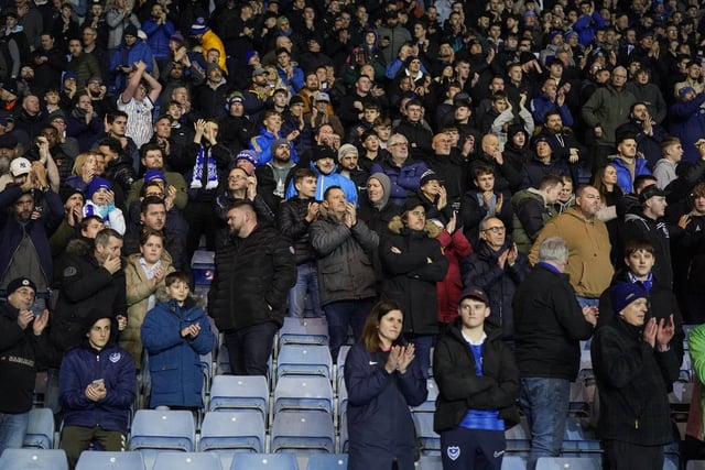 Pompey 1,485 travelling fans were in full voice in their third away game on the spin at Oxford last night.