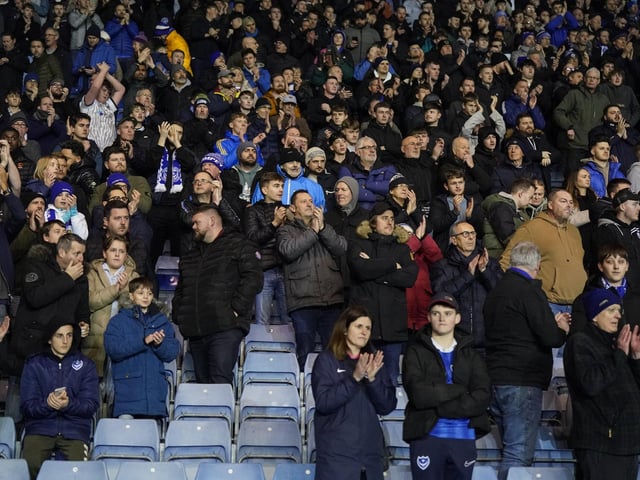 Pompey 1,485 travelling fans were in full voice in their third away game on the spin at Oxford last night.