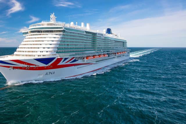 P&O Cruises newest ship, Iona. Picture: Herman IJsseling, Flying Focus