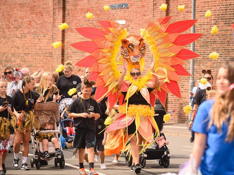 Portsea carnival 2023 - Local people taking part in the circus-themed parade on Saturday, August 12.