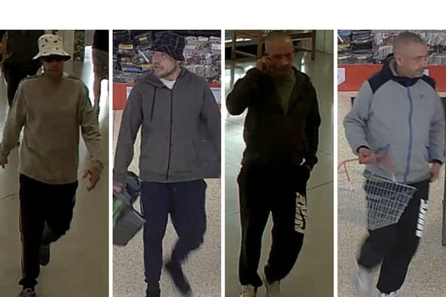 Police are looking for these men.