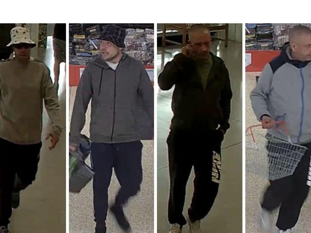 Police are looking for these men.