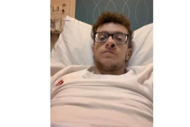 Jack Beames, 21, is battling his fourth round of cancer and is trying to raise awareness for Ewing's Sarcoma which is a rare type of bone cancer. 
He was first diagnosed in 2015 after professionals found a tumour in his back.