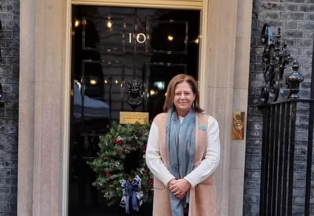 Susan Bonnar, the Lee-on-the-Solent business woman behind The British Craft house, was invited to a festive event at the prime minister's home in Downing Street.