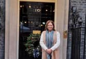 Susan Bonnar, the Lee-on-the-Solent business woman behind The British Craft house, was invited to a festive event at the prime minister's home in Downing Street.
