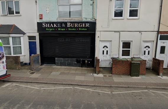 Shake & Burger, at Shop, 42 Copnor Road, Portsmouth was handed a three-out-of-five rating after assessment on January 2.